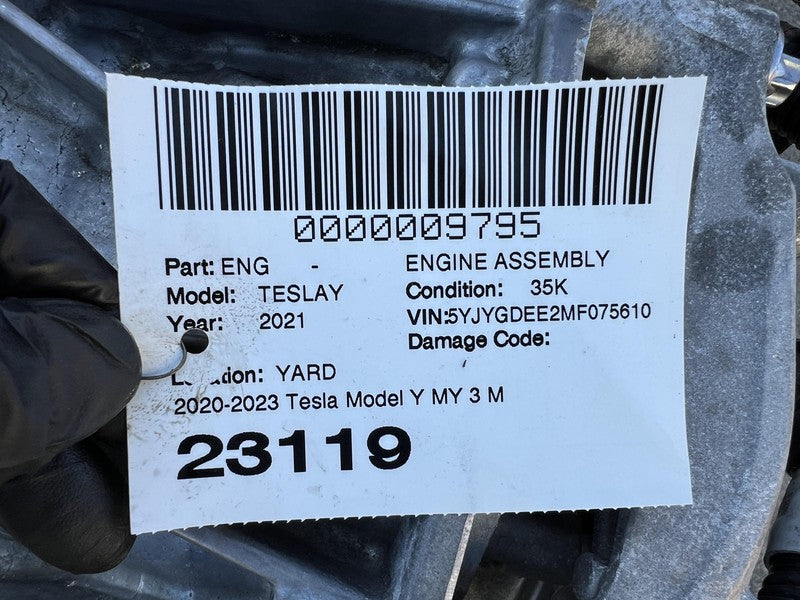 1120990-00-G ⭕ 2020-2023 Model Y 3 Rear Electric Drive Unit Motor (PARTS ONLY)  1120990-00-G