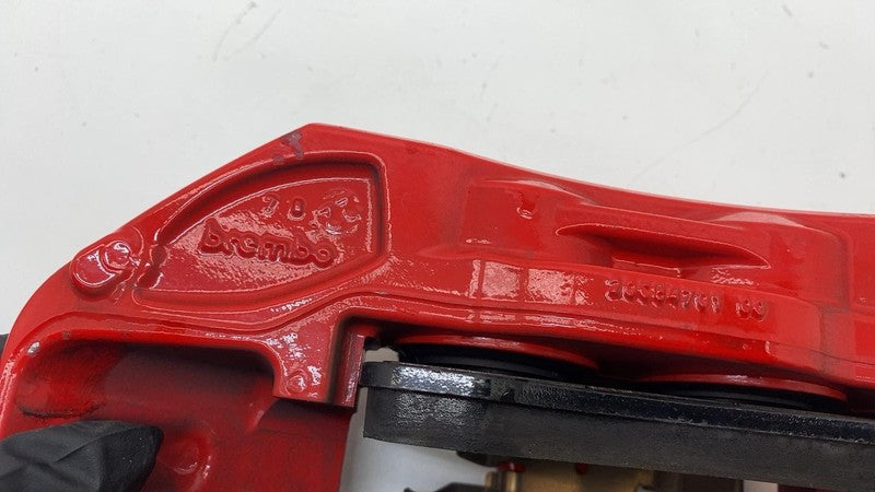 ⭕ 2020-2023 Tesla Model Y Front Driver Side Red Caliper w/ Brake Line 