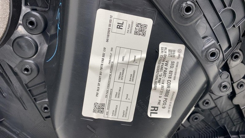 ⭕ 2021-2023 Volkswagen ID.4 Rear Left Door Trim Card Cover Panel Assy 11K867179