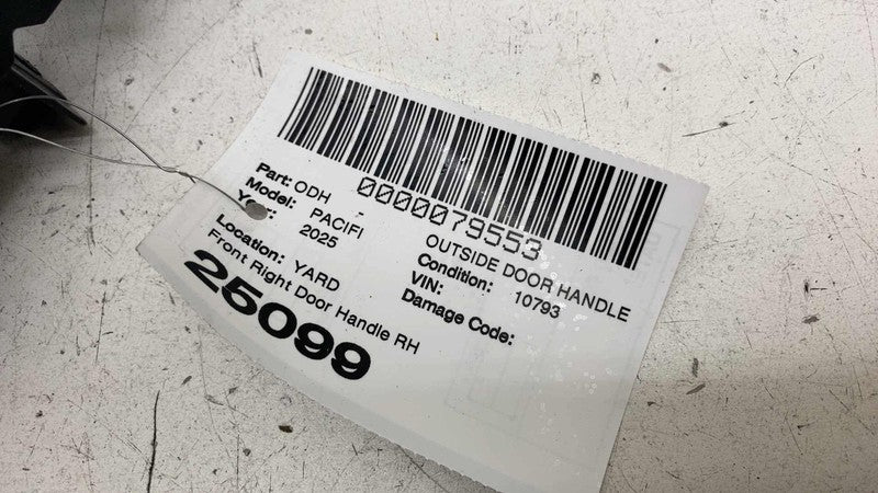 68230678AG ⭕ 2017-2025 Chrysler Pacifica Front Right Side Outer Door Handle Blue 68230678AG