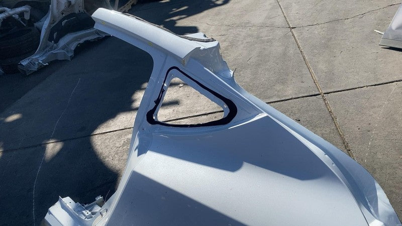 ⭕ 2020-2023 Tesla Model Y Rear Left Quarter Panel Structural Cutout White PPSW