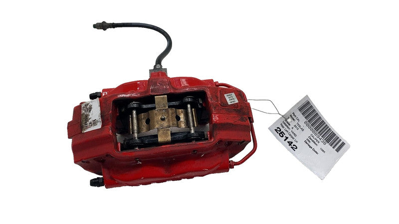 ⭕ 2012-2020 Tesla Model S Rear Caliper Red w/ Brake Hose Line Left 104