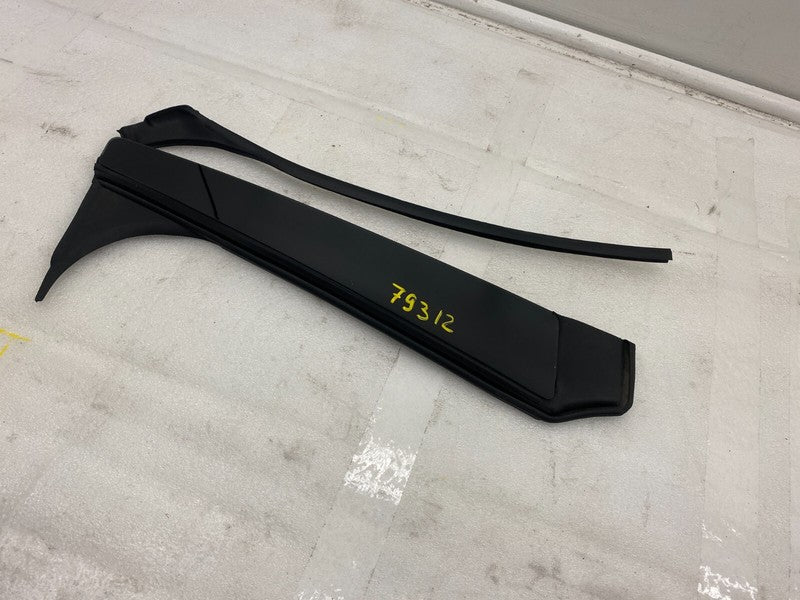 103236300C ⭕ 16-20 Model X B-Pillar Applique Glass Left Side LH w/ Rubber Seal 1032363-00-C