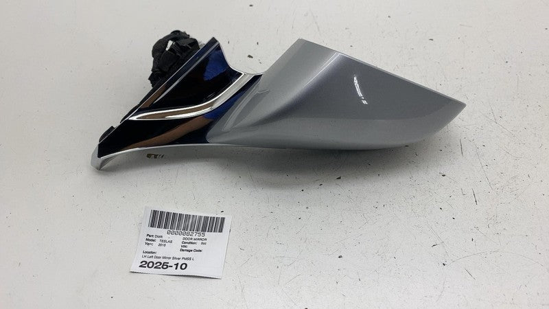 12-20 Model S Front Left Exterior Side View Door Mirror Silver PMSS 10