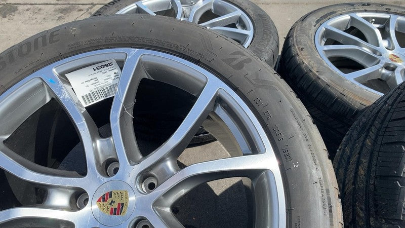 4N0 909 144 H ⭕2019-2024 Porsche Cayenne SET of 4 Front & Rear Wheel Rim 10 Bent Spoke w/ Tire