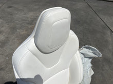 ⭕ 2016-2020 Tesla Model X MX Front Left Driver Seat w/ Track Rail Assembly White