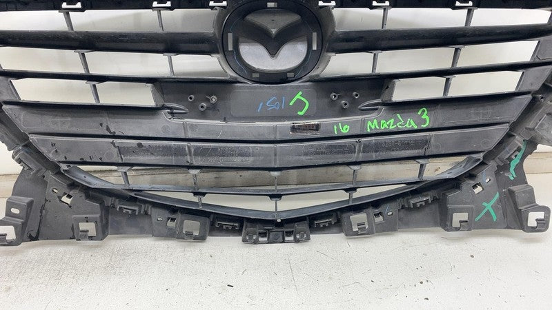 BJS750712 ⭕ 2014 2015 2016 Mazda 3 Sport Front Bumper Upper Center Grill Grille BJS7-50712