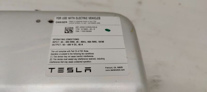 1014963 00 K ⭕ 2012-2015 Model S MS Onboard Charger Module Charging Unit Gen 2 1014963-00-K