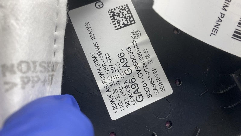 2022-2024 Kia EV6 Rear Driver Side Interior Door Panel Trim Cover Left