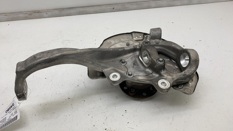 A 000 421 35 20 ⭕ 18-22 Mercedes C300 Front Left Spindle Knee Knuckle w/ Shield RWD A0004213520
