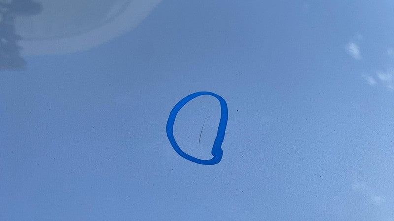 2011-2018 Porsche Cayenne Rear Driver Side Door Shell Panel Left Silver - LX7W