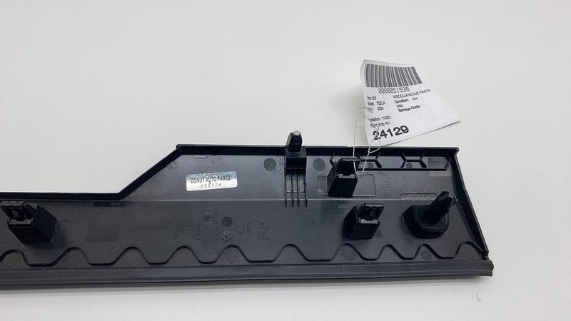 2024 Tesla Cybertruck Rear Passenger 2nd Row Seat Shoulder Panel Cover