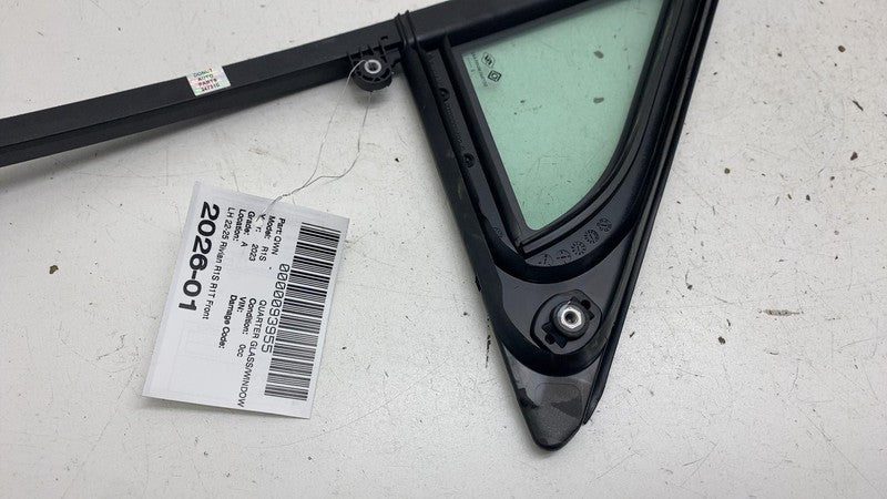 ⭕22-25 Rivian R1S Front Left Door Corner Quarter Fixed Glass Window PT