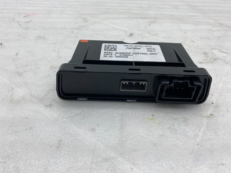 100751200A ⭕ 12-20 Model S Sunroof Controller Moon Roof Control Module Unit 1007512-00-A