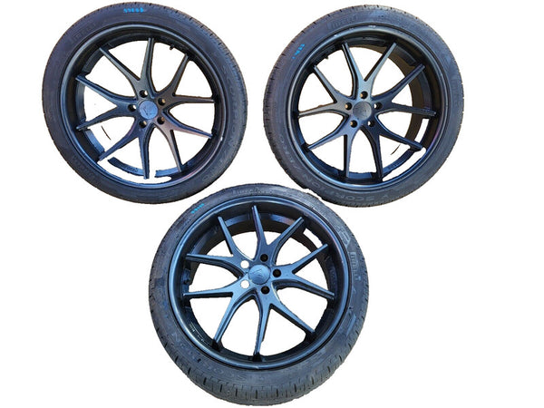 ⭕ SET of 3 Ferrada Wheel Rim 22x9.0 w/ Pirelli Tire Scorpion Zero 285/