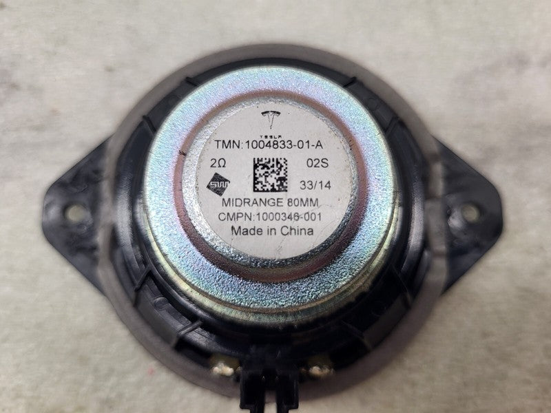 100483301A ⭕ 12-20 Model S Front Dashboard Sound Mid-Range Audio Speaker 80MM 1004833-01-A