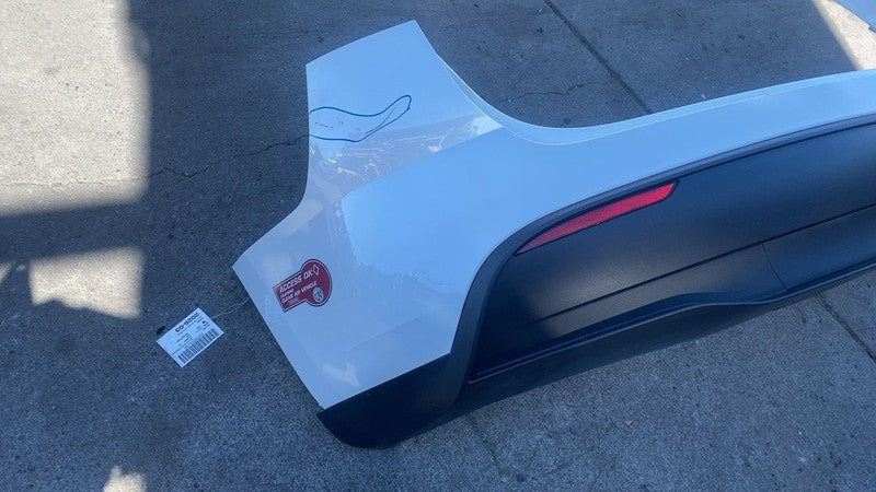 1540120-01-E 2023-2025 Tesla Model Y Rear Bumper Cover & Lower Valance Diffuser White - PPSW