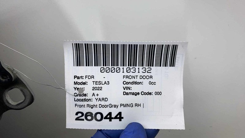 ⭕ 2021-2023 Tesla Model 3 Front Passenger Side Door Shell Panel Right 
