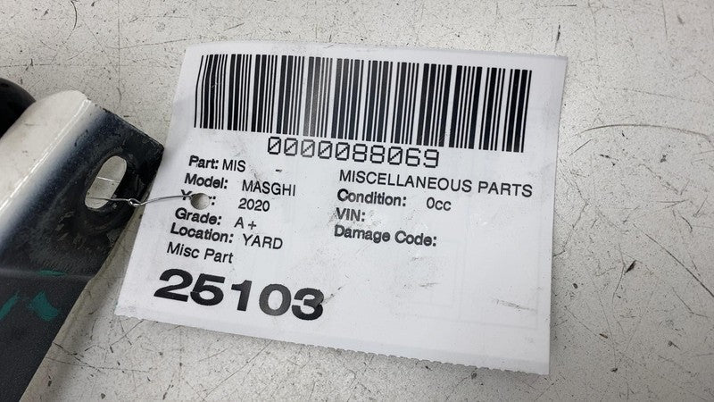 1661180320N ⭕ 14-21 Maserati Ghibli Front Driver Side Hood Hinge w/ Lift Cylinder Strut Left