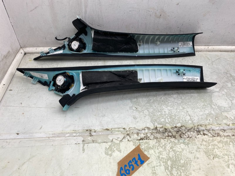 ⭕ 12-20 Model S Front Left & Right A-Pillar Upper Trim 1007440-06-K/10
