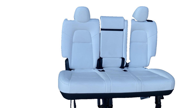 ⭕2020-2022 Tesla Model Y Rear 2nd Row Seat (5-Seater) Premium PUR White Assembly