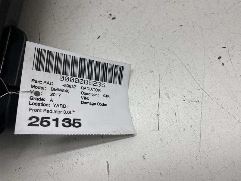 ⭕ 2017-2020 BMW 540i 3.0L Front Engine Radiator Condenser Cooling Fan 