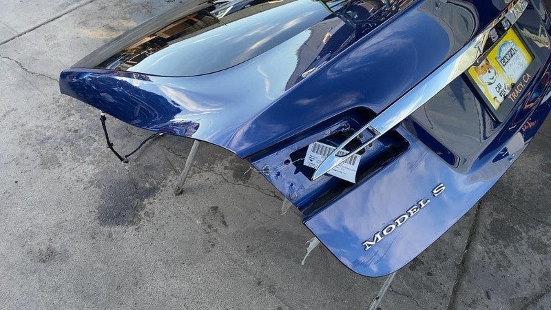 ⭕ 12-15 Tesla Model S Rear Liftgate Trunk Lid Tailgate Hatch Shell Blu
