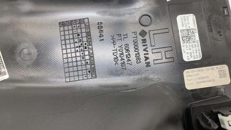 PT00001363 ⭕ 2022-2024 Rivian R1T R1S Left Lower Interior B Pillar Trim Panel LH PT00001363