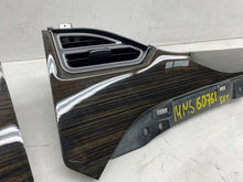 ⭕ 12-20 Model S SET Dash AC Air Vent Dashboard Trim Cover Woodgrain 1007831-00-B