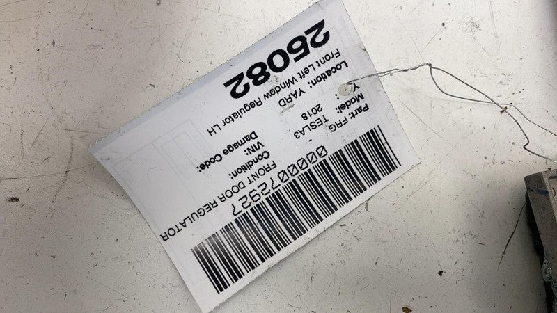 109662002J ⭕ 2017-2023 Tesla Model 3 Front Left Door Window Regulator & Motor 1096620-02-J