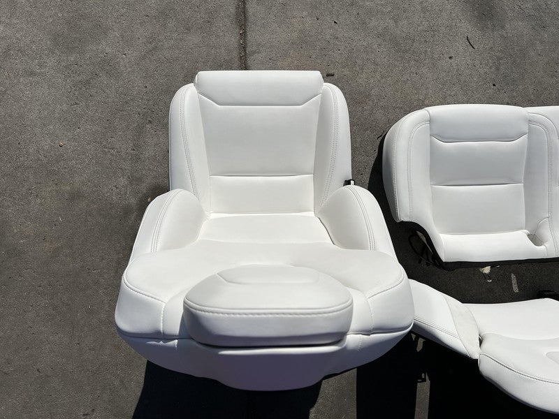 ⭕ 18-20 Tesla Model S Left & Right Front Bucket Seat + Rear 2nd Row Se