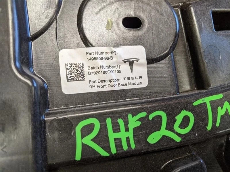 ⭕20-24 Model Y Front Right Door Window Regulator & Motor w/ Carrier 14