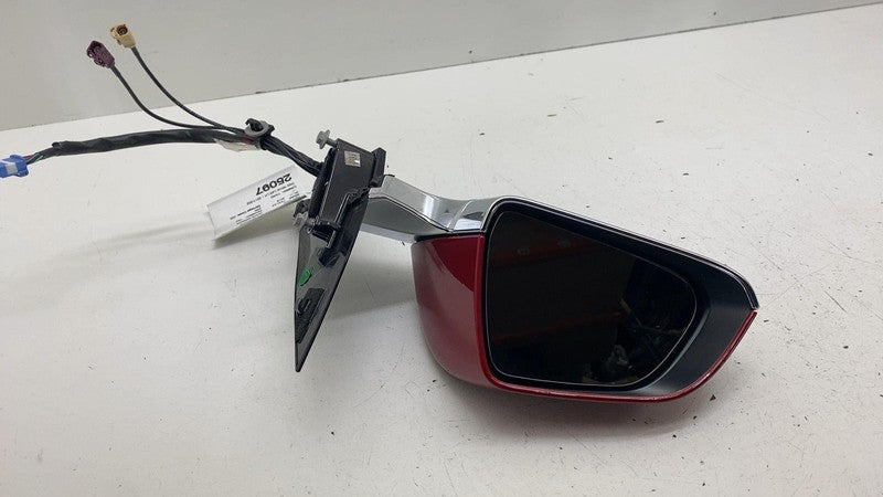 ⭕ 17-20 Tesla Model 3 Left Exterior Rear View Door Mirror Red PPMR 111