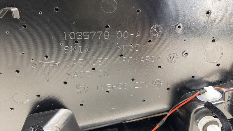1055327-21-M ⭕ 16-20 Model X Front Driver Side Door Panel Trim Card Cover Left 1055327-21-M