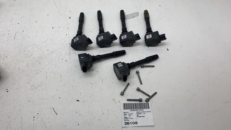 77430002 ⭕ 2014-2020 Maserati Ghibli Motor Engine Ignition Coil SET of 6 OEM 77430002