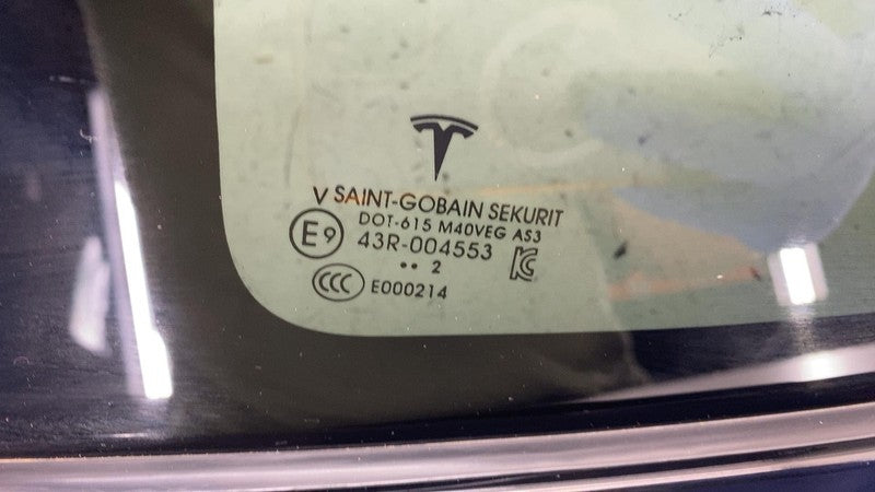 ⭕ 2021-2023 Tesla Model X Rear Driver Side Window QTR Quarter Glass 1/