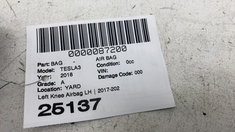 ⭕2017-2023 Tesla Model 3 Front Left Lower Knee Safety Airbag Module 10