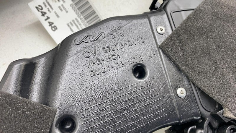 97360CV000 2022-2024 Kia EV6 PAIR Rear Left & Right A/C Heating Airflow Air Duct Assembly