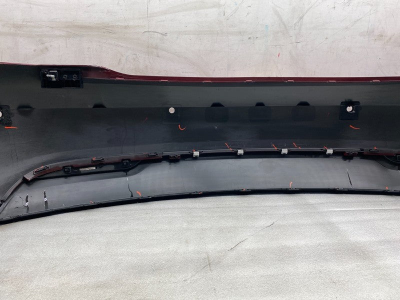 ⭕ 2016-2020 Tesla Model S MS Rear Bumper Cover Red w/ Park Sensor Hole