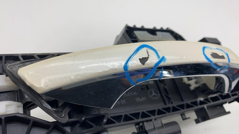 A 204 760 24 34 16-19 Mercedes-Benz GLE350 Rear Passnger Right Exterior Door Handle  White - 799