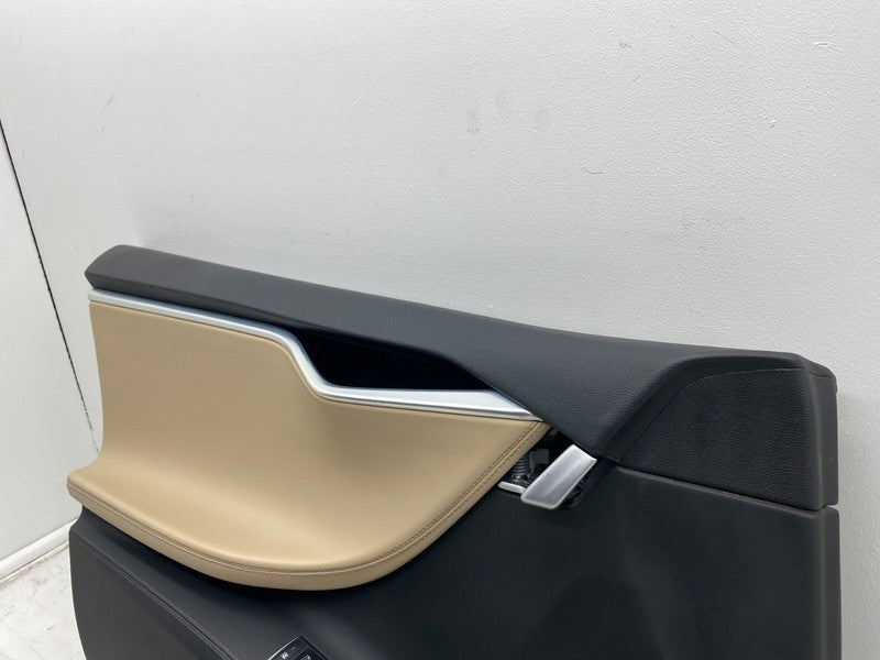 600607120L ⭕ 12-20 Model S Front Driver Side Interior Door Trim Panel Left OEM 6006071-20-L