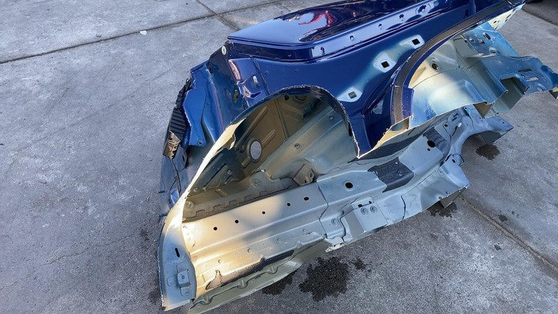 ⭕ 17-20 Tesla Model 3 Rear Left Quarter Panel Structural Frame Cut Blue - PPSB