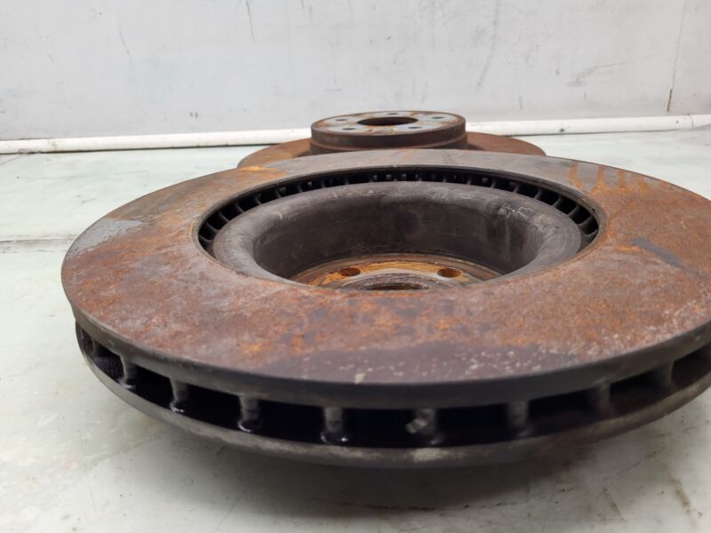 ⭕2012-2015 Tesla Model S MS Rear PAIR Left & Right Brake Disc Rotor Assembly OEM