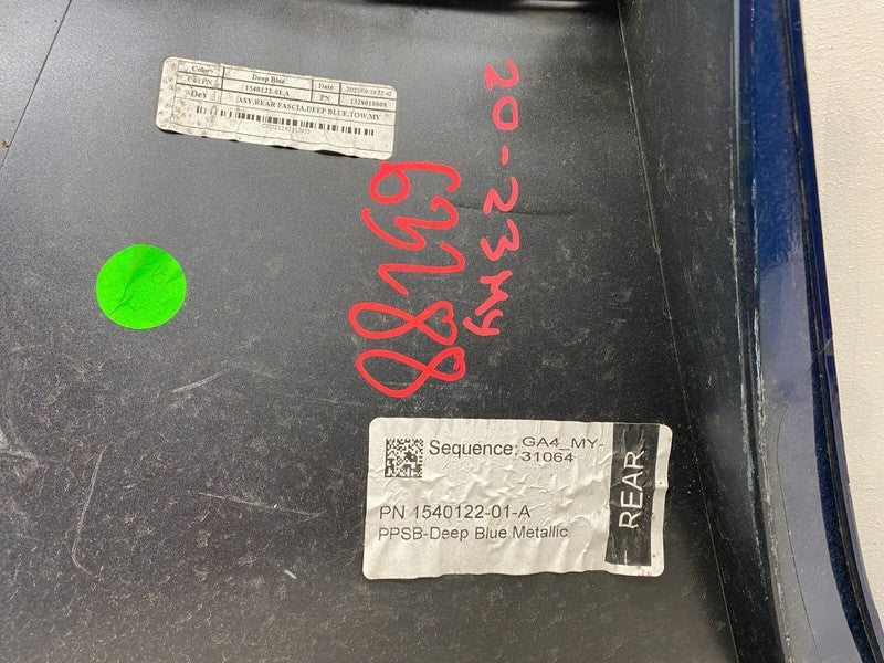 ⭕ 2020-2022 Model Y Rear Bumper Fascia Cover Deep Blue Metallic OEM 15