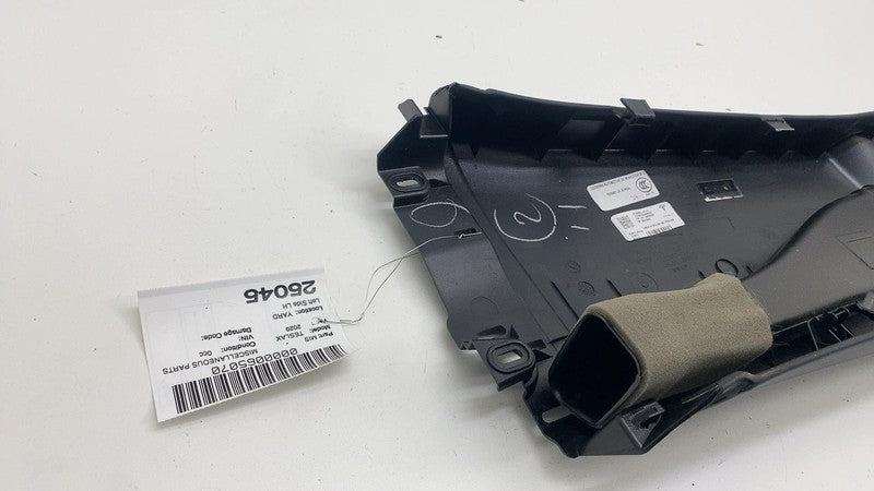 ⭕ 16-20 Model X Driver Side B-Pillar Lower Trim w/ Air Duct Left LH 10