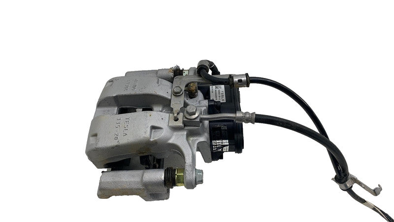 1044623-00-J ⭕ 2017-2025 Tesla Model 3 Rear Left Caliper w/ Brake Line Hose BASE 1044623-00-J