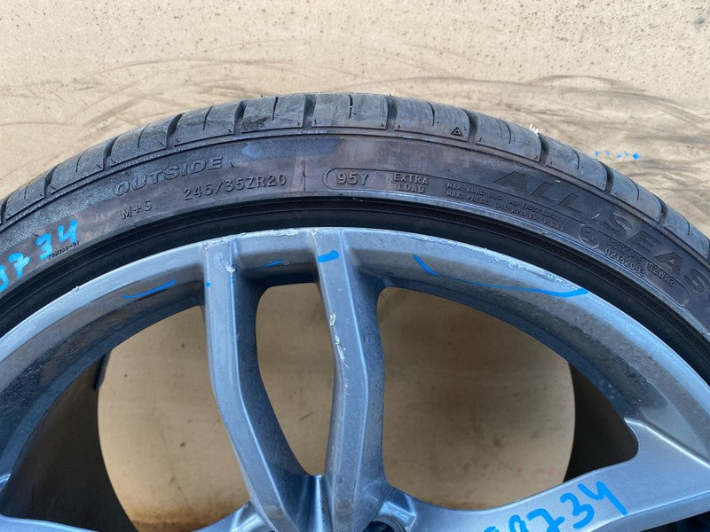 ⭕245/35 ZR20 PAIR of All Season Rear Wheel Rapier 20x9.5J w/ Fortune T