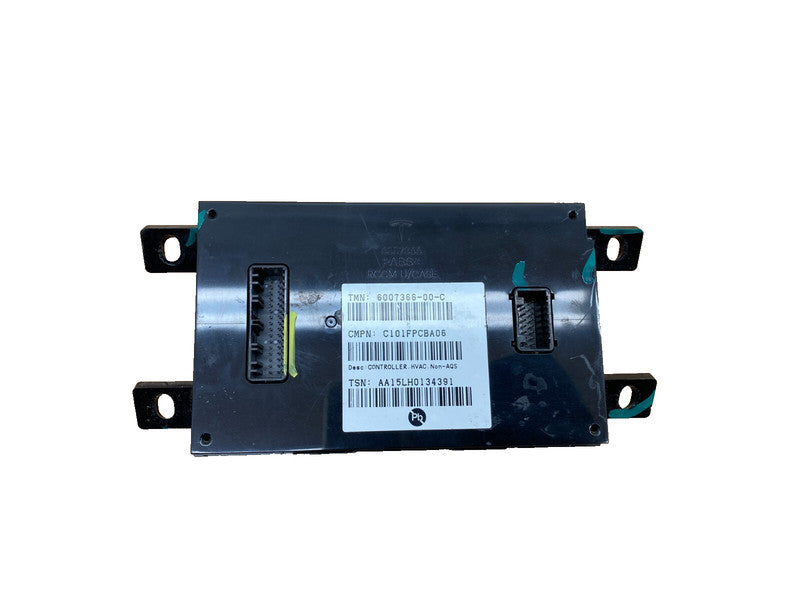 6007366 00 C ⭕ 12-20 Model S X A/C Heater Climate Control HVAC Controller Module 6007366-00-C