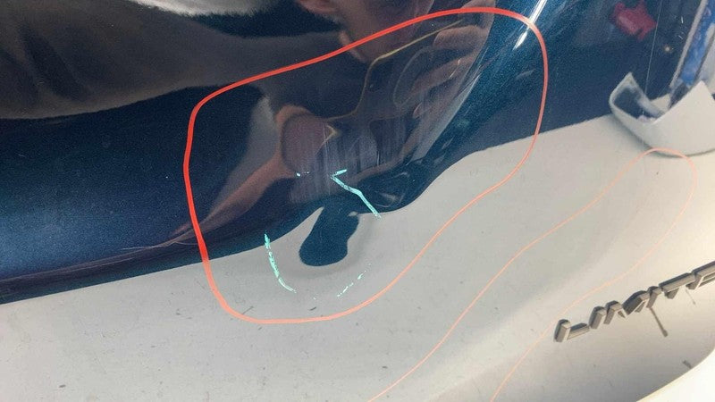 ⭕ 17-25 Chrysler Pacifica Rear Tailgate Liftgate Back Door Shell Panel Blue PPS