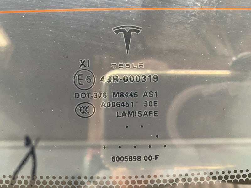 E6 43R-000319 ⭕2016-2020 Tesla Model S Liftgate Trunk Lid Tailgate Hatch Shell w/ Window Glass